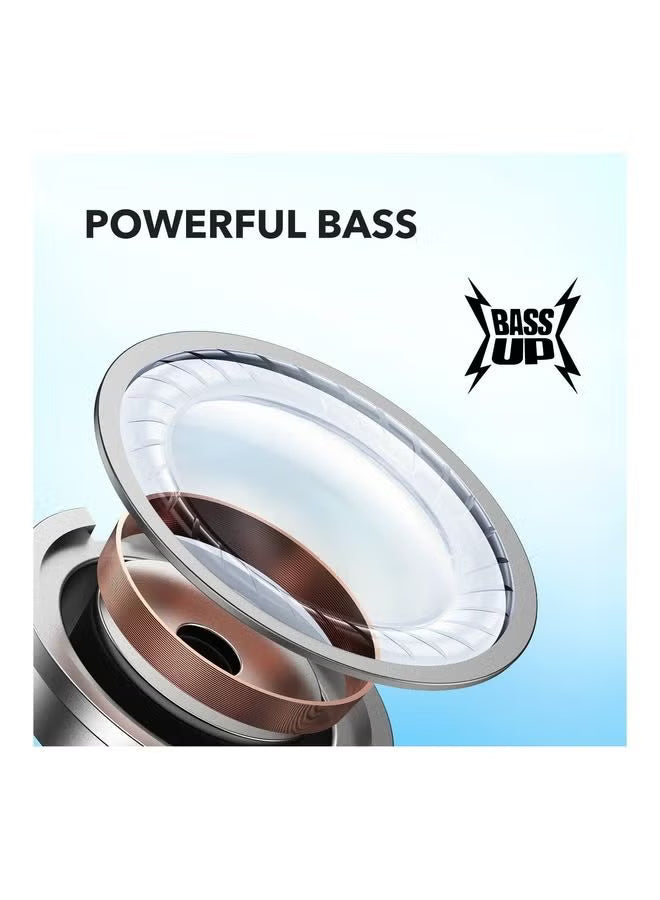 P20i True Wireless Earbuds, 10mm Drivers with Big Bass, 30H Long Playtime, IPX5 Water-Resistant, 2 Mics for AI Clear Calls, 22 Preset EQs, Customization via App Blue